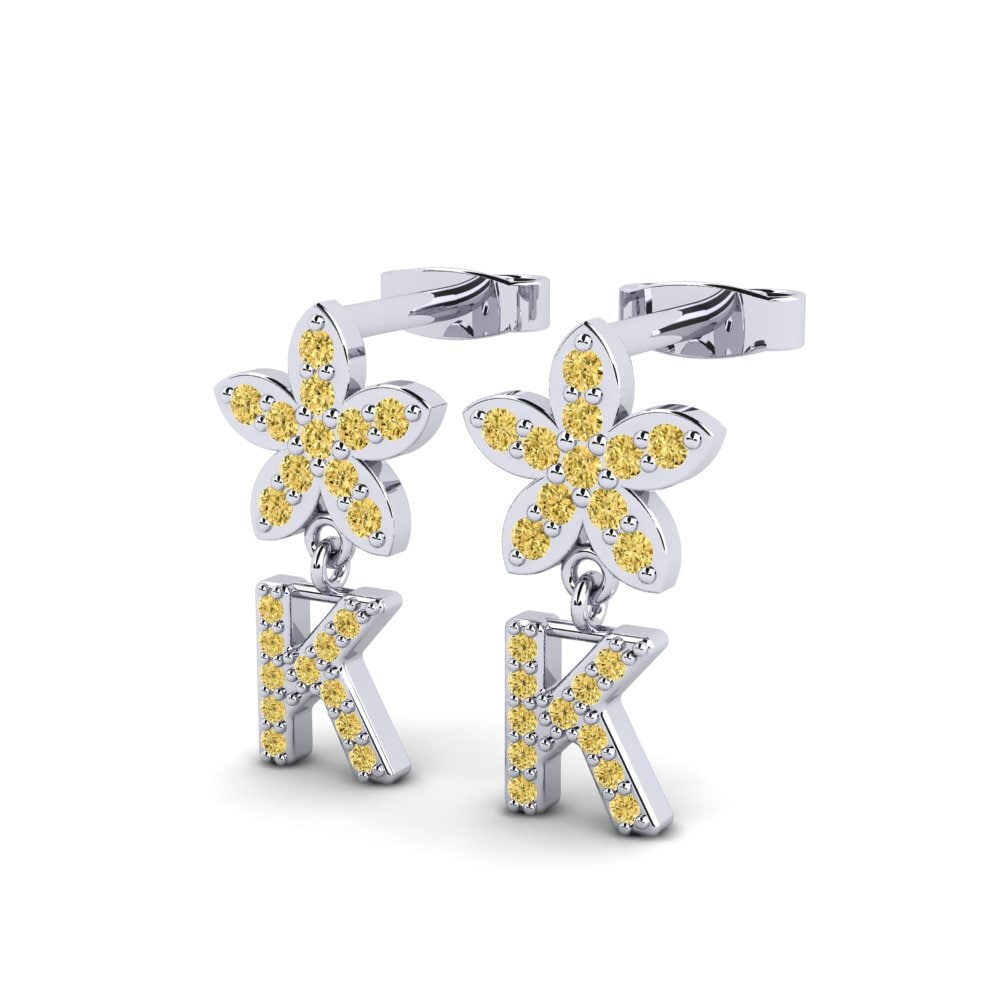 Yellow Diamond Women's Earring Miori K