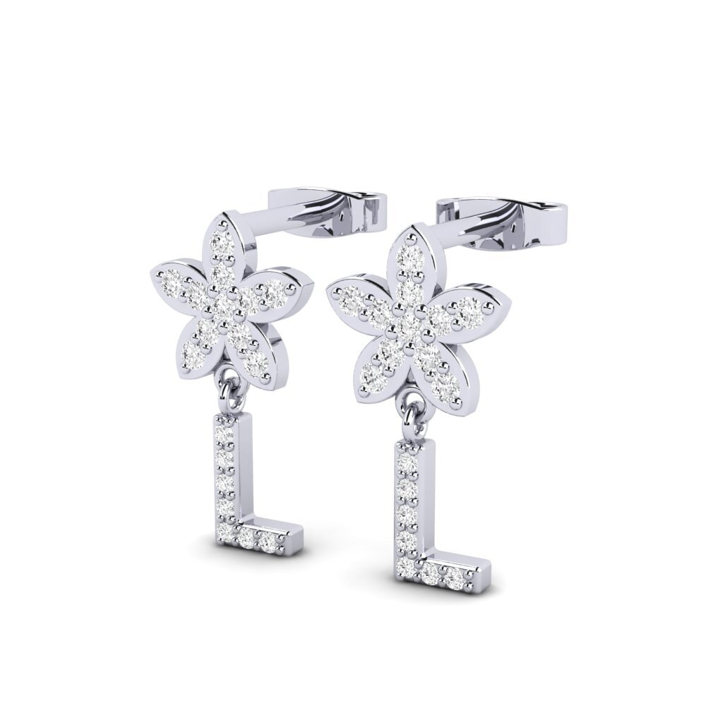 White sapphire Women's Earring Miori L