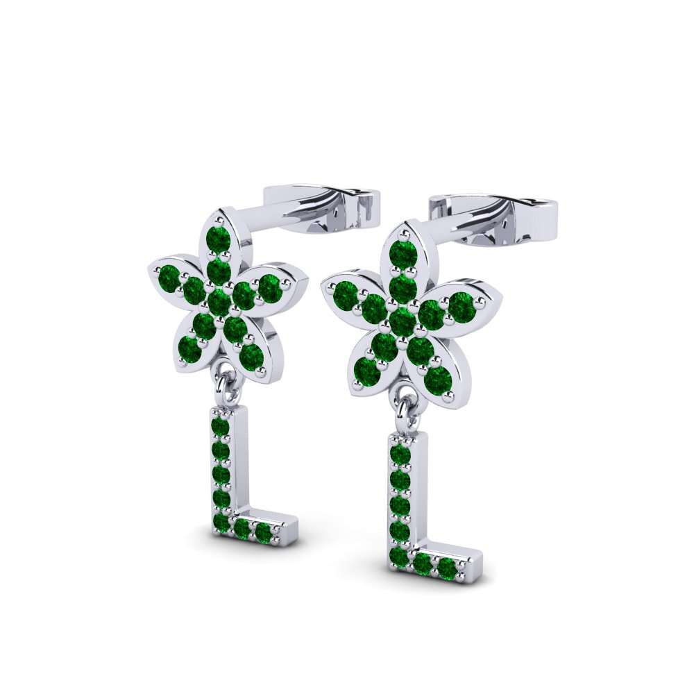 Green Zirconia Women's Earring Miori L