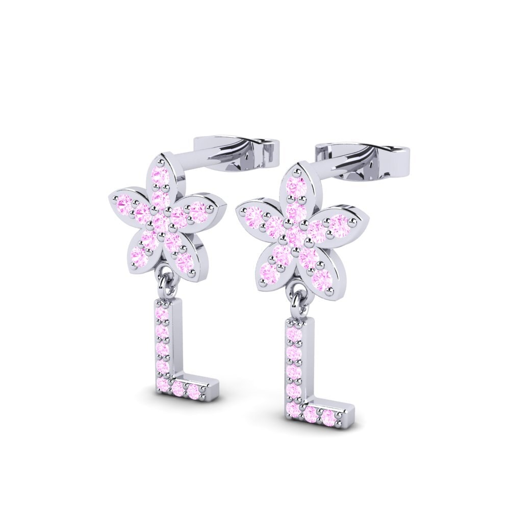Pink Sapphire Women's Earring Miori L