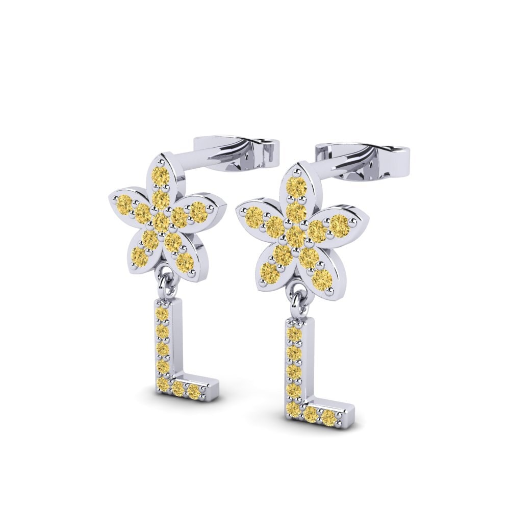 Yellow Diamond Women's Earring Miori L