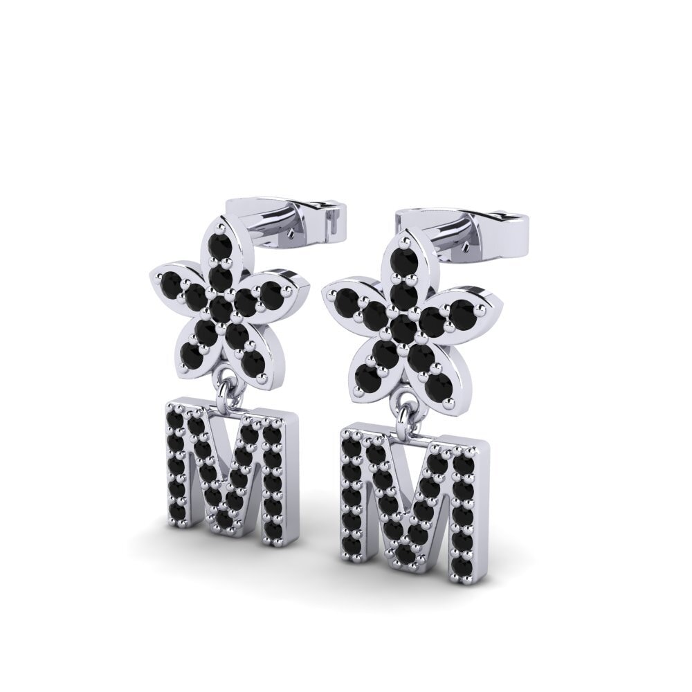 Black Sapphire Women's Earring Miori M