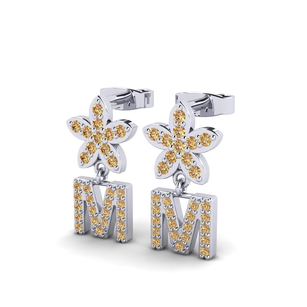 Brown Diamond Women's Earring Miori M