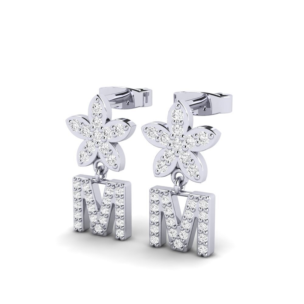 White sapphire Women's Earring Miori M