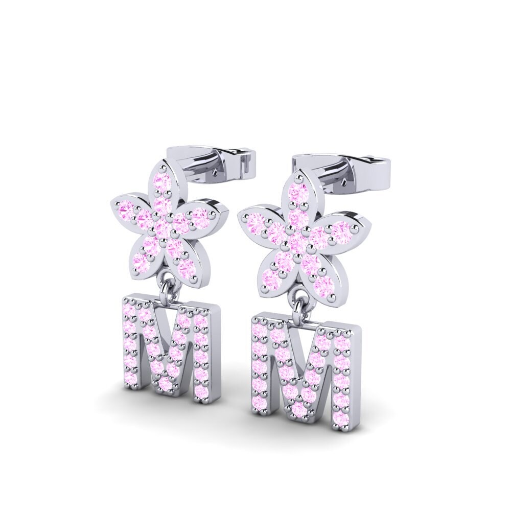 Pink Sapphire Women's Earring Miori M
