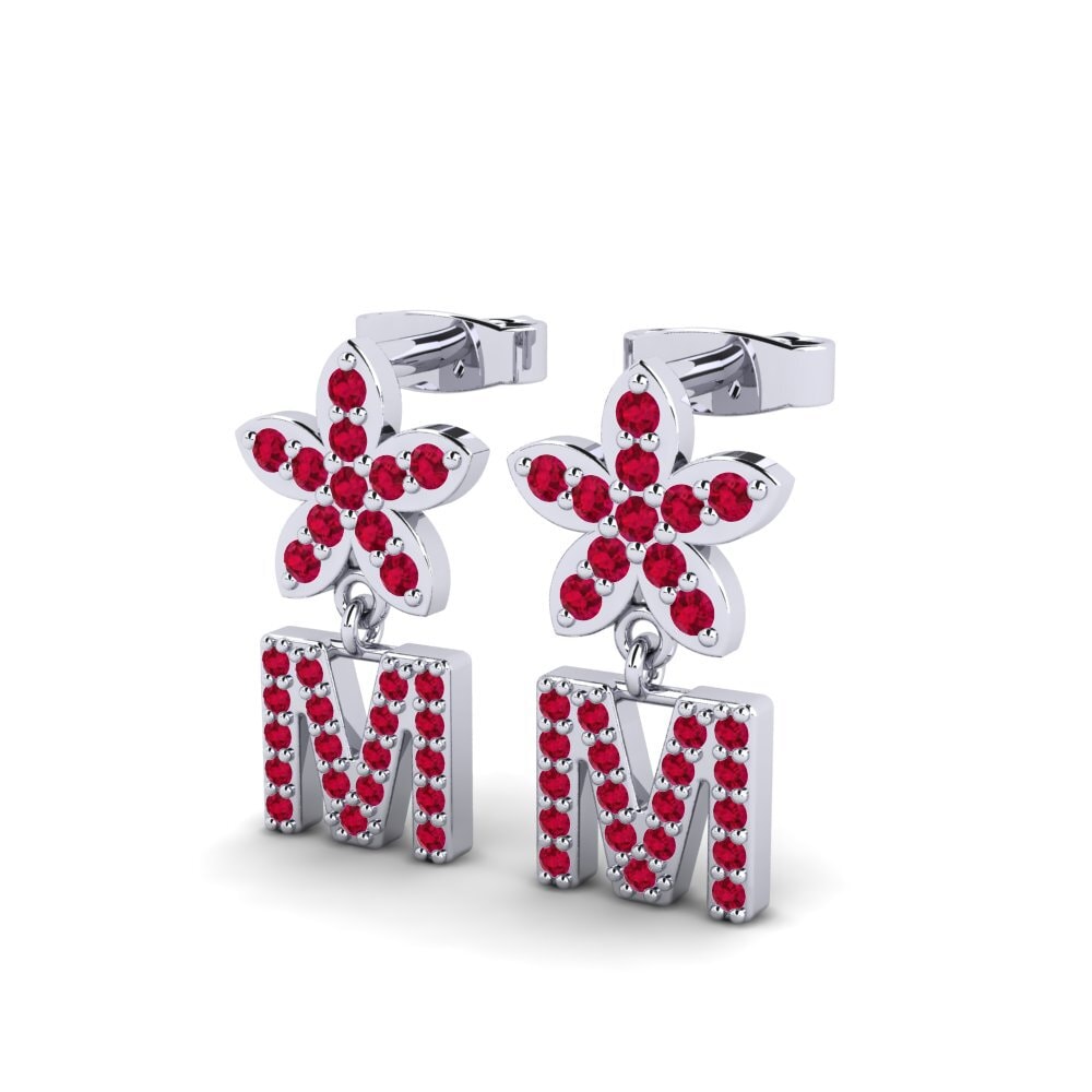 Ruby Women's Earring Miori M
