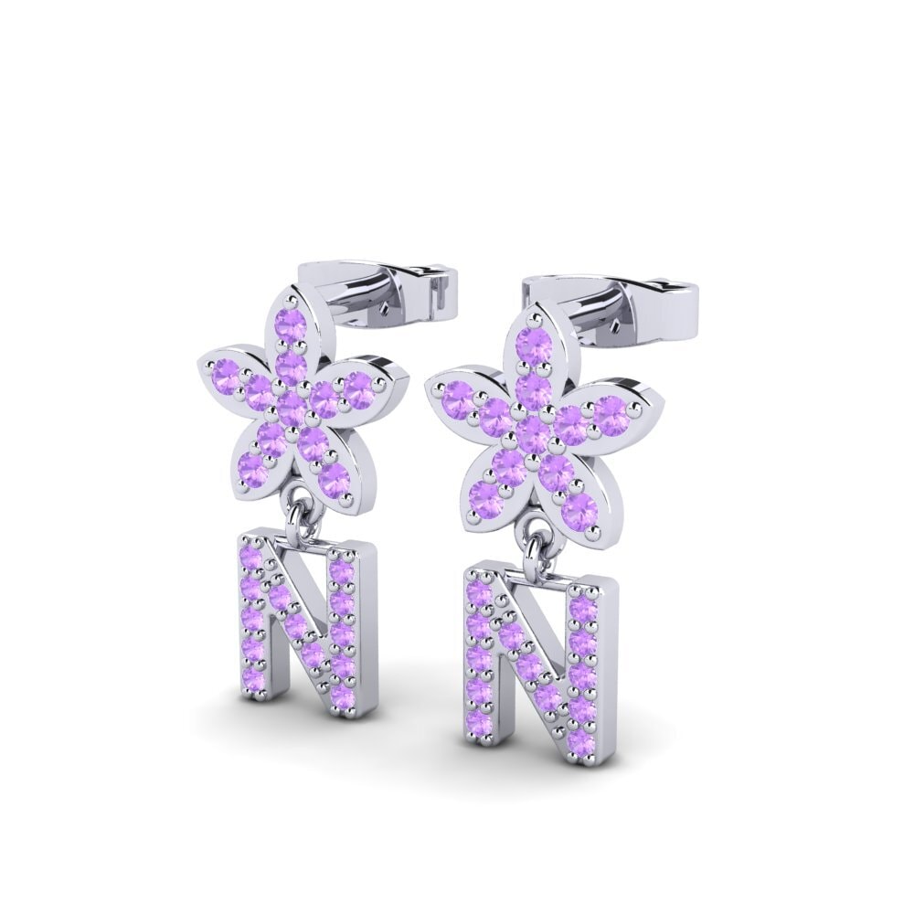 Amethyst Women's Earring Miori N