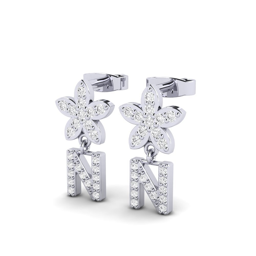 White sapphire Women's Earring Miori N
