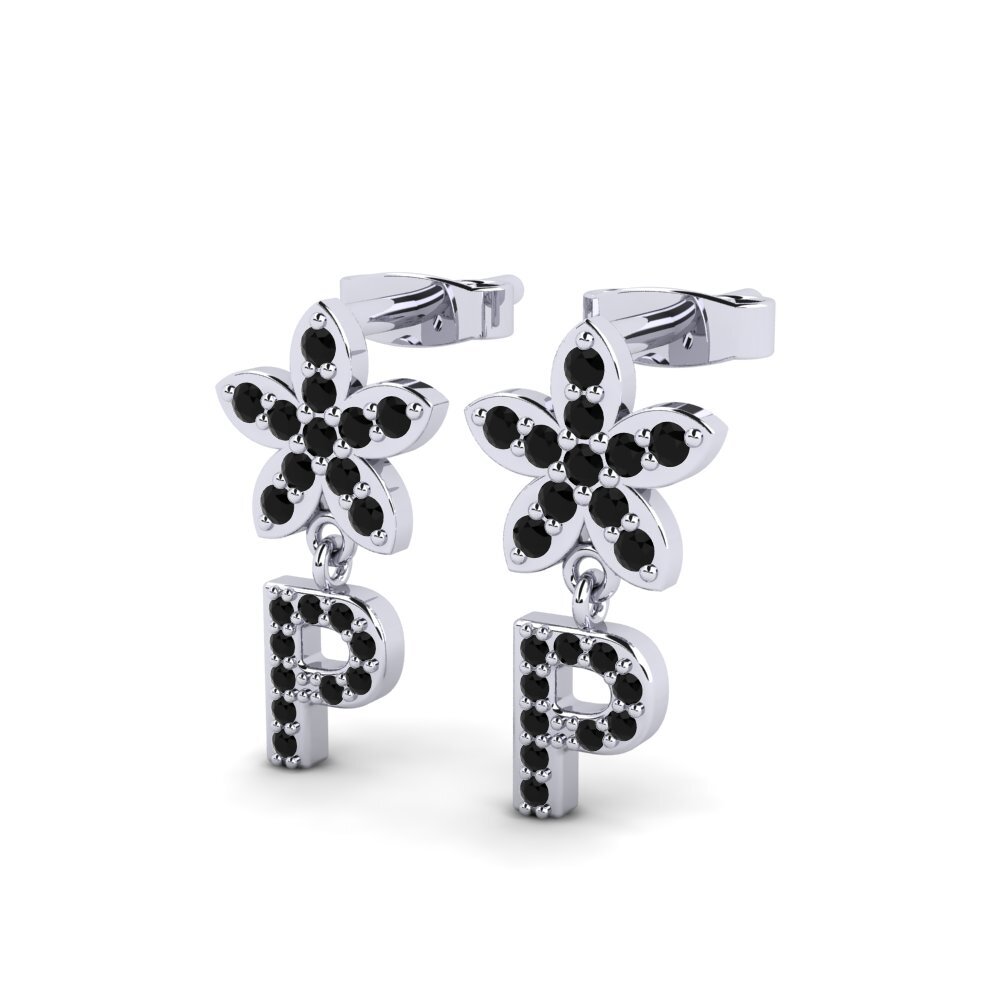 Black Sapphire Women's Earring Miori P