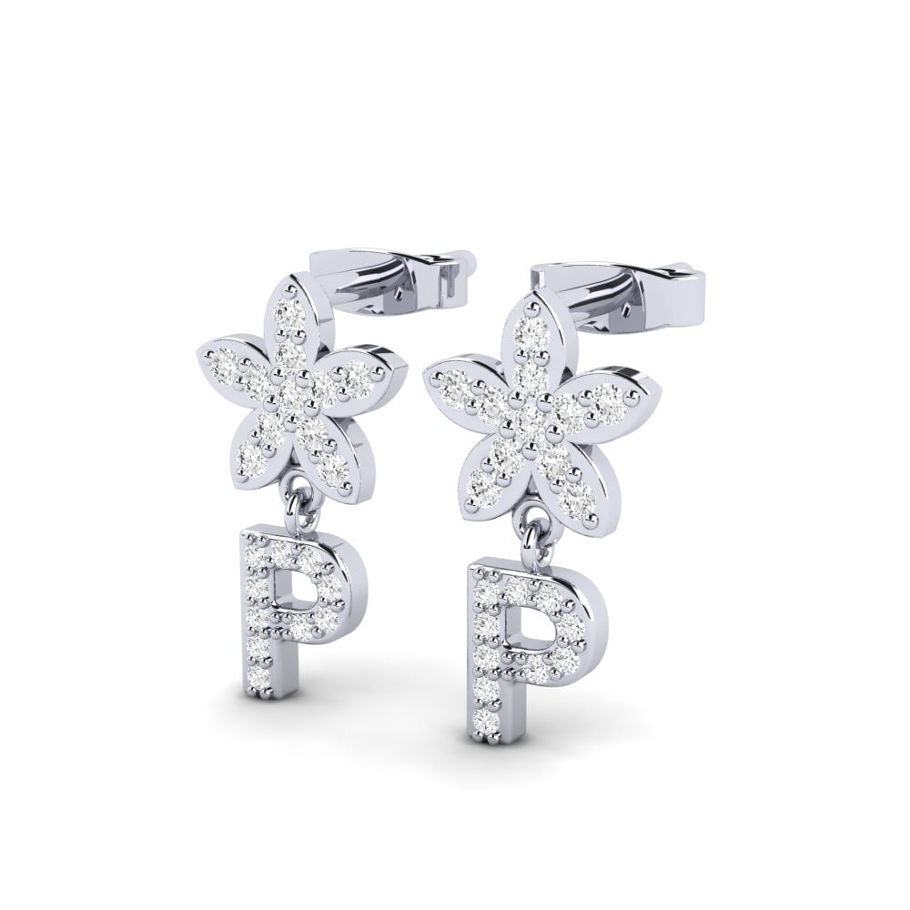 White sapphire Women's Earring Miori P