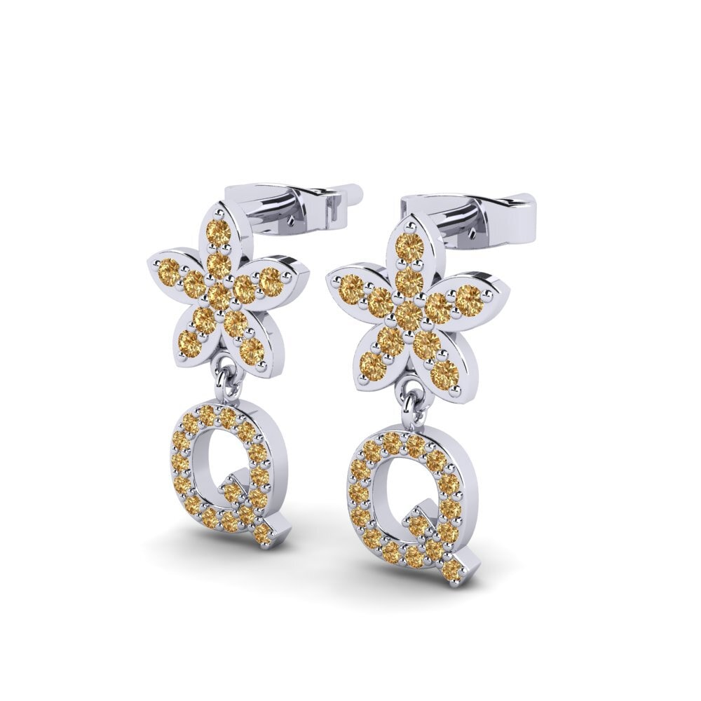Brown Diamond Women's Earring Miori Q