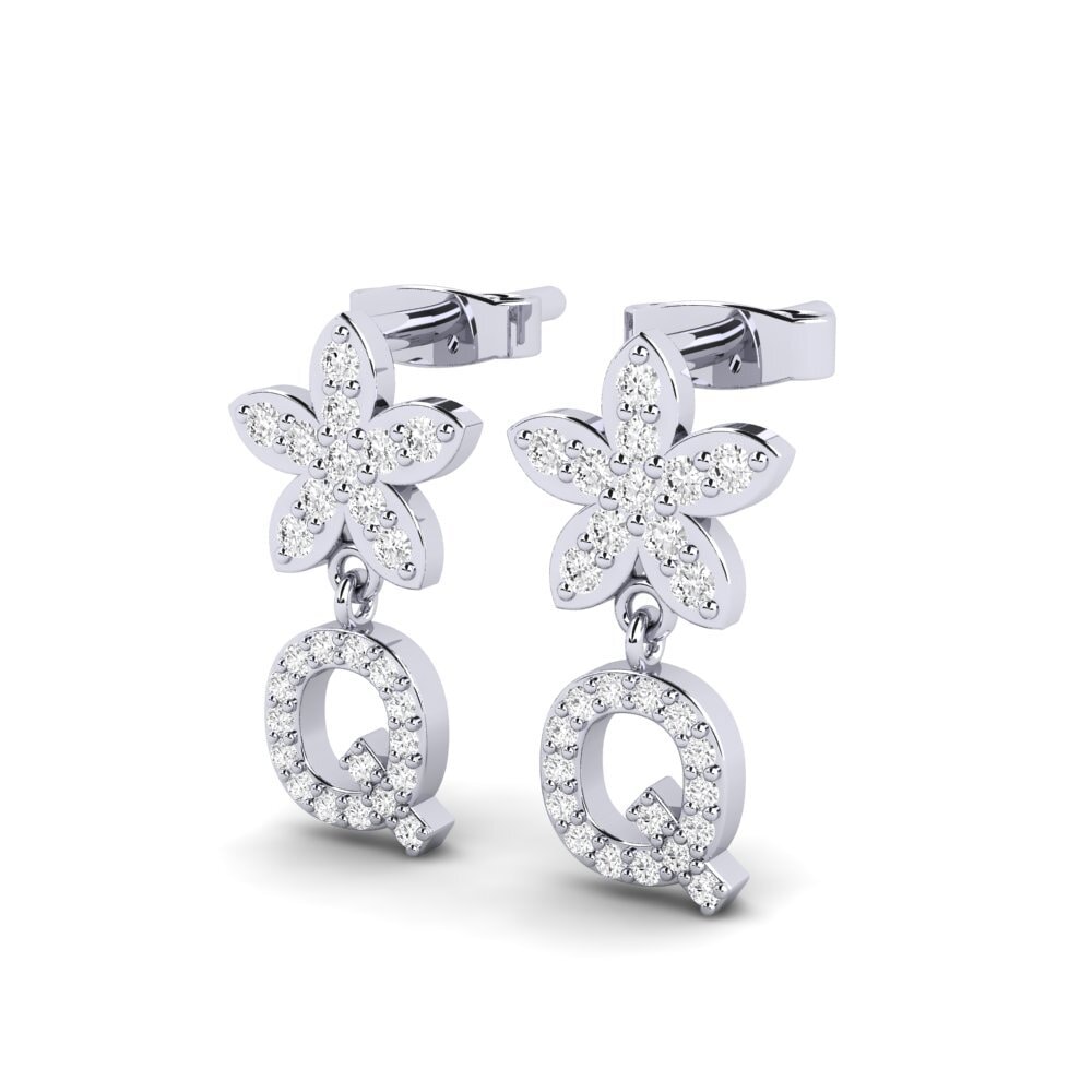 White sapphire Women's Earring Miori Q