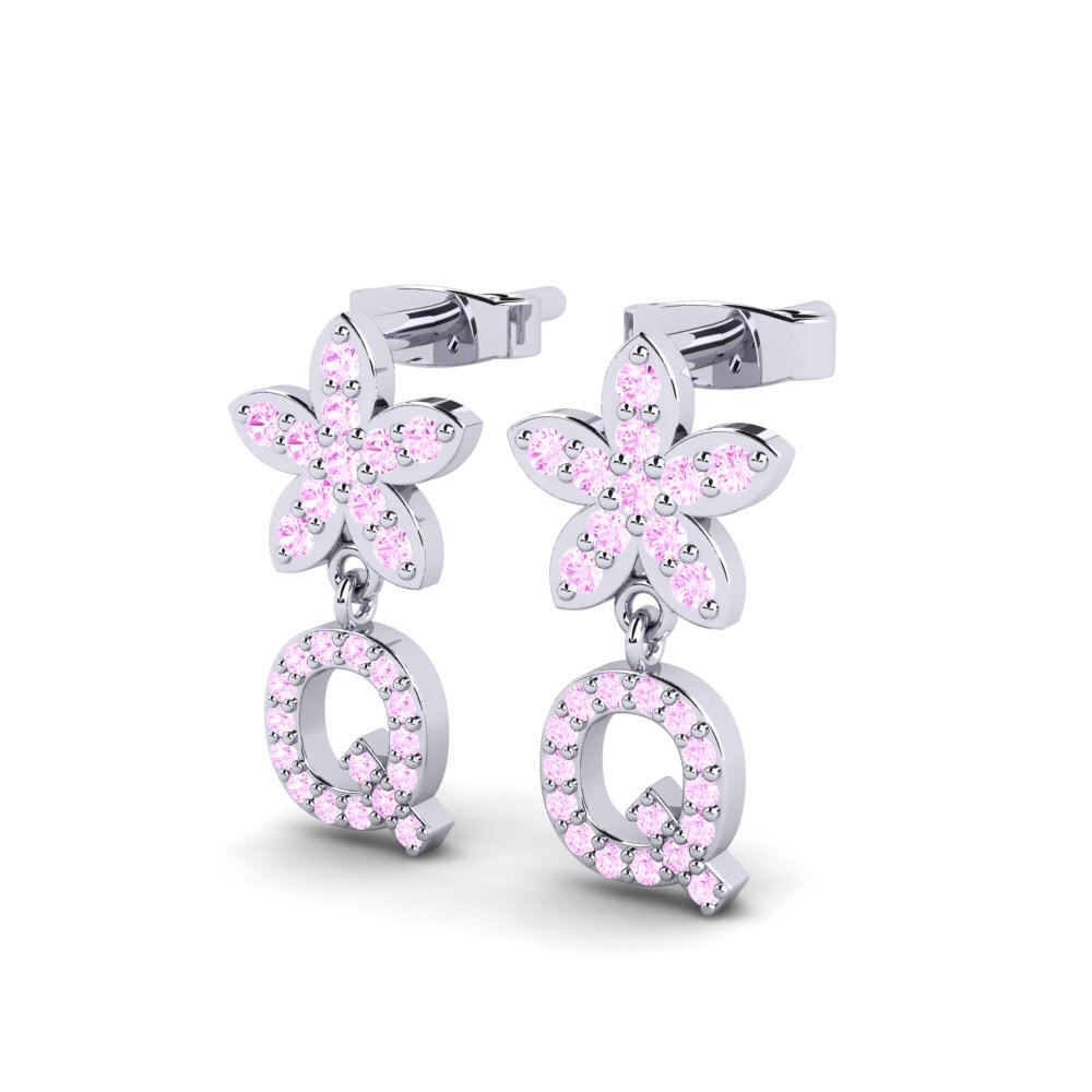 Pink Sapphire Women's Earring Miori Q