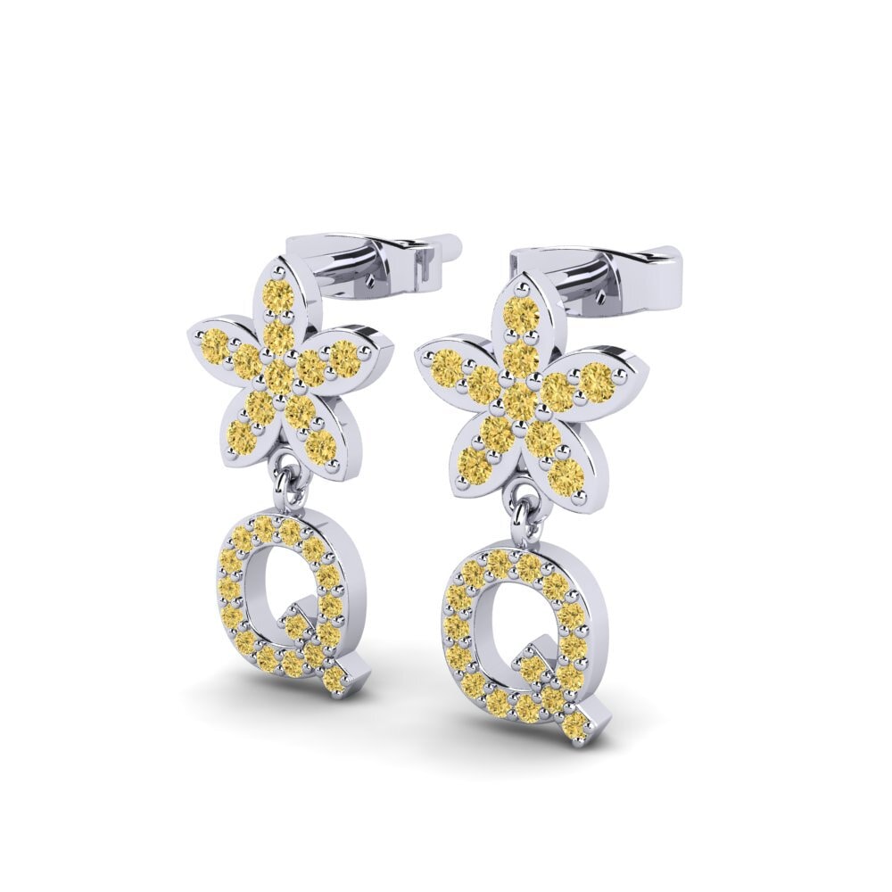 Yellow Diamond Women's Earring Miori Q