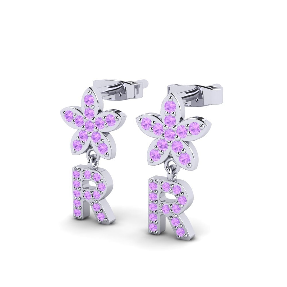 Amethyst Women's Earring Miori R