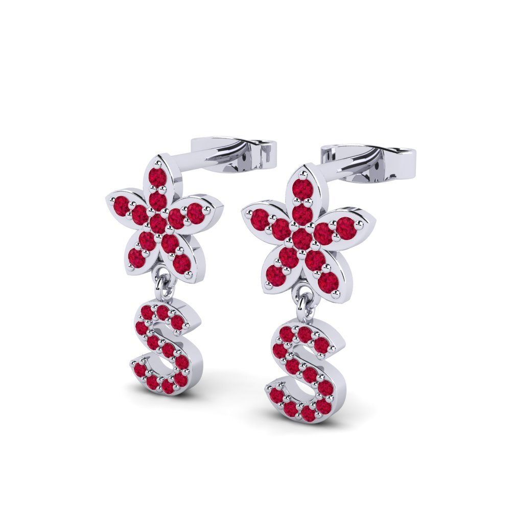 Ruby Women's Earring Miori S