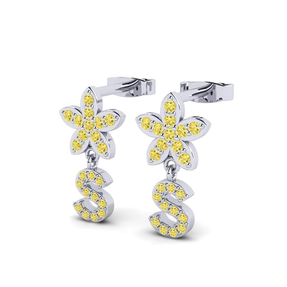 Yellow Sapphire Women's Earring Miori S