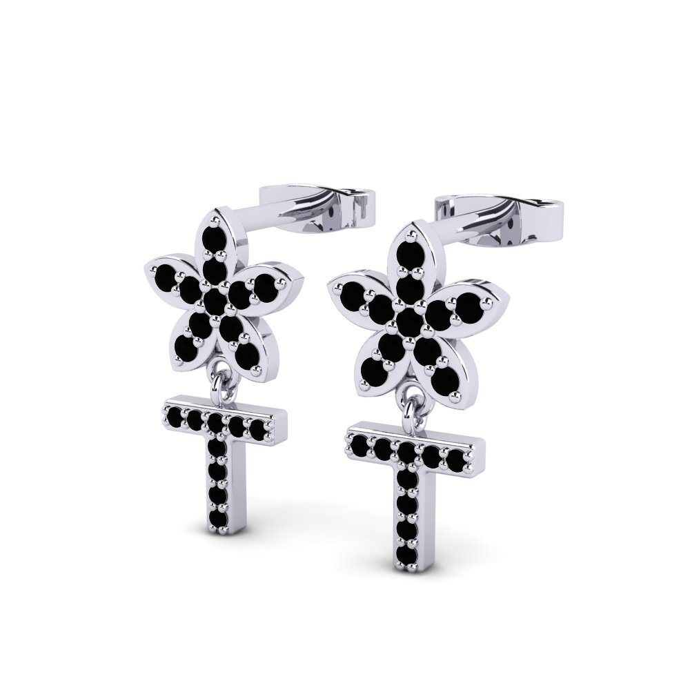 Black Sapphire Women's Earring Miori T