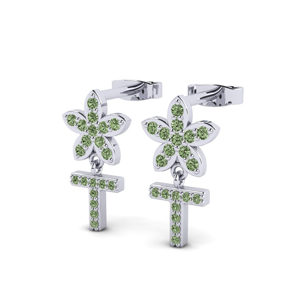 Green Diamond Women's Earring Miori T