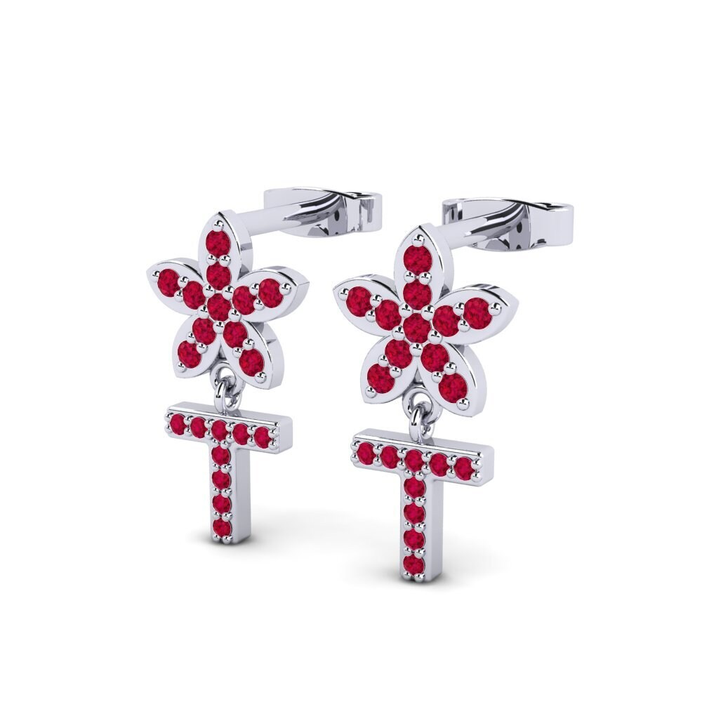 Ruby Women's Earring Miori T