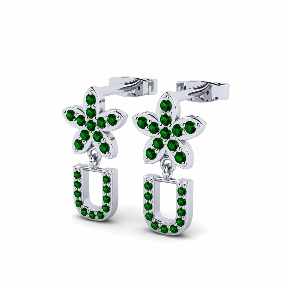 Circonita Verde Pendiente de mujer Miori U