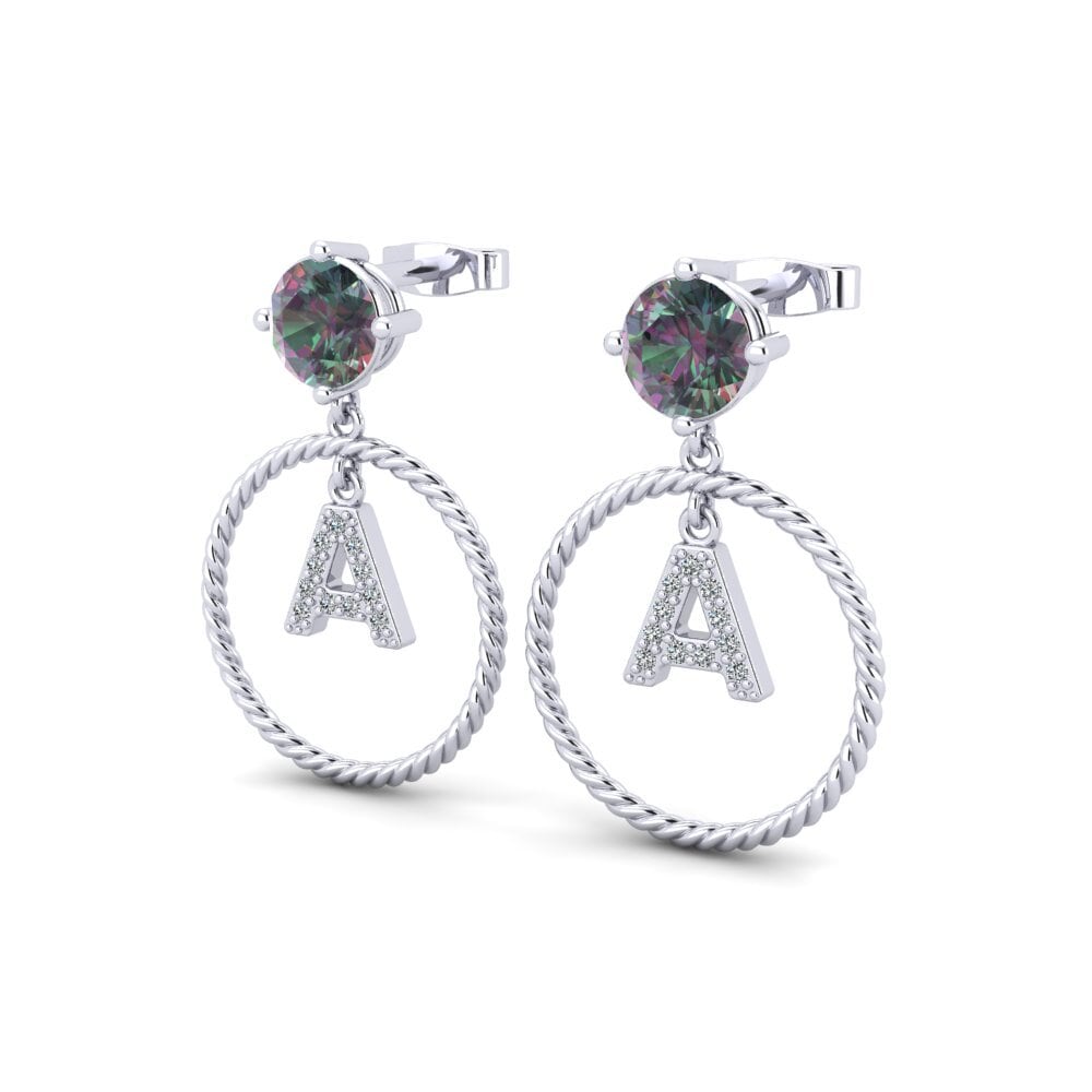 Mystic Topaz Women's Earring Noss A
