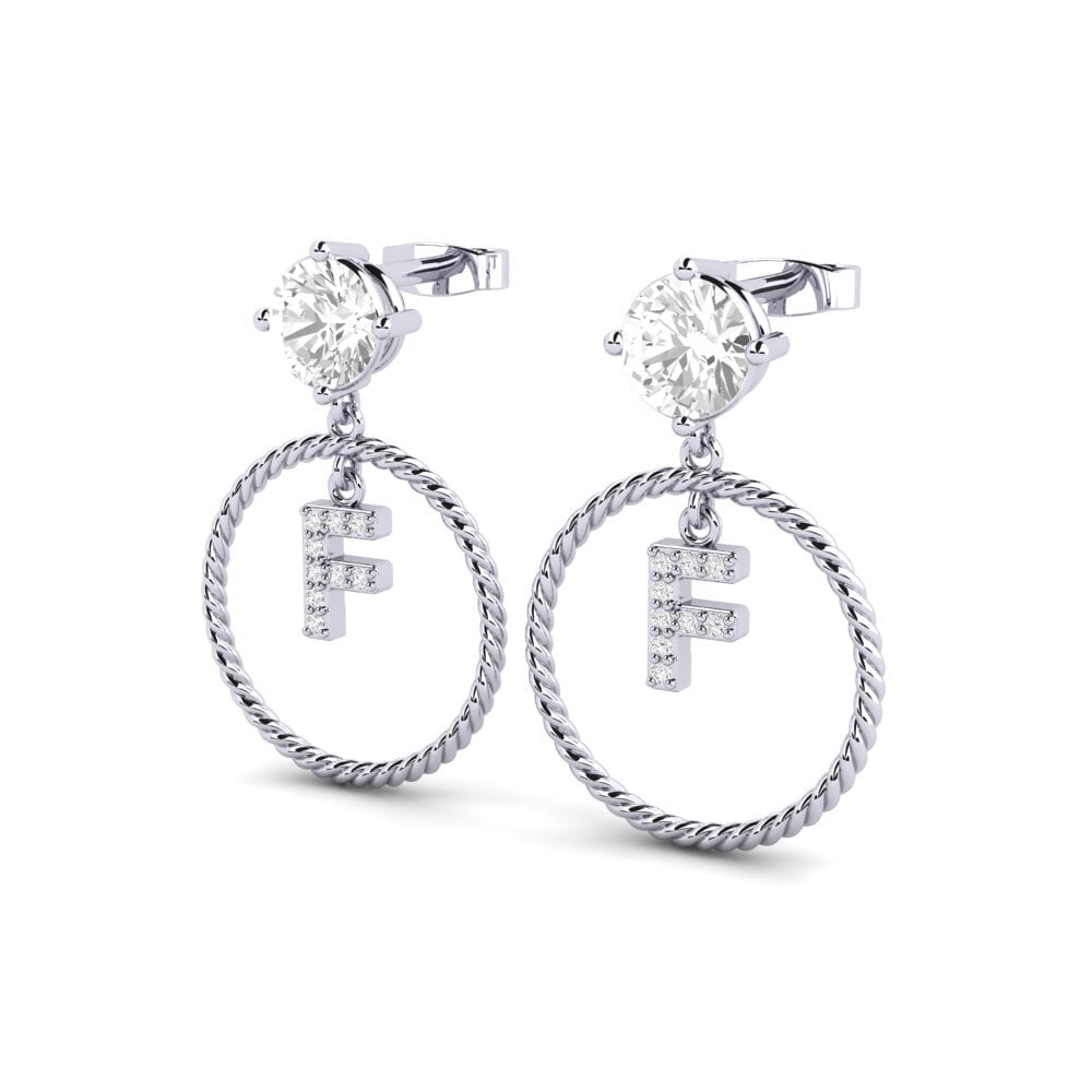 White sapphire Earring Noss F