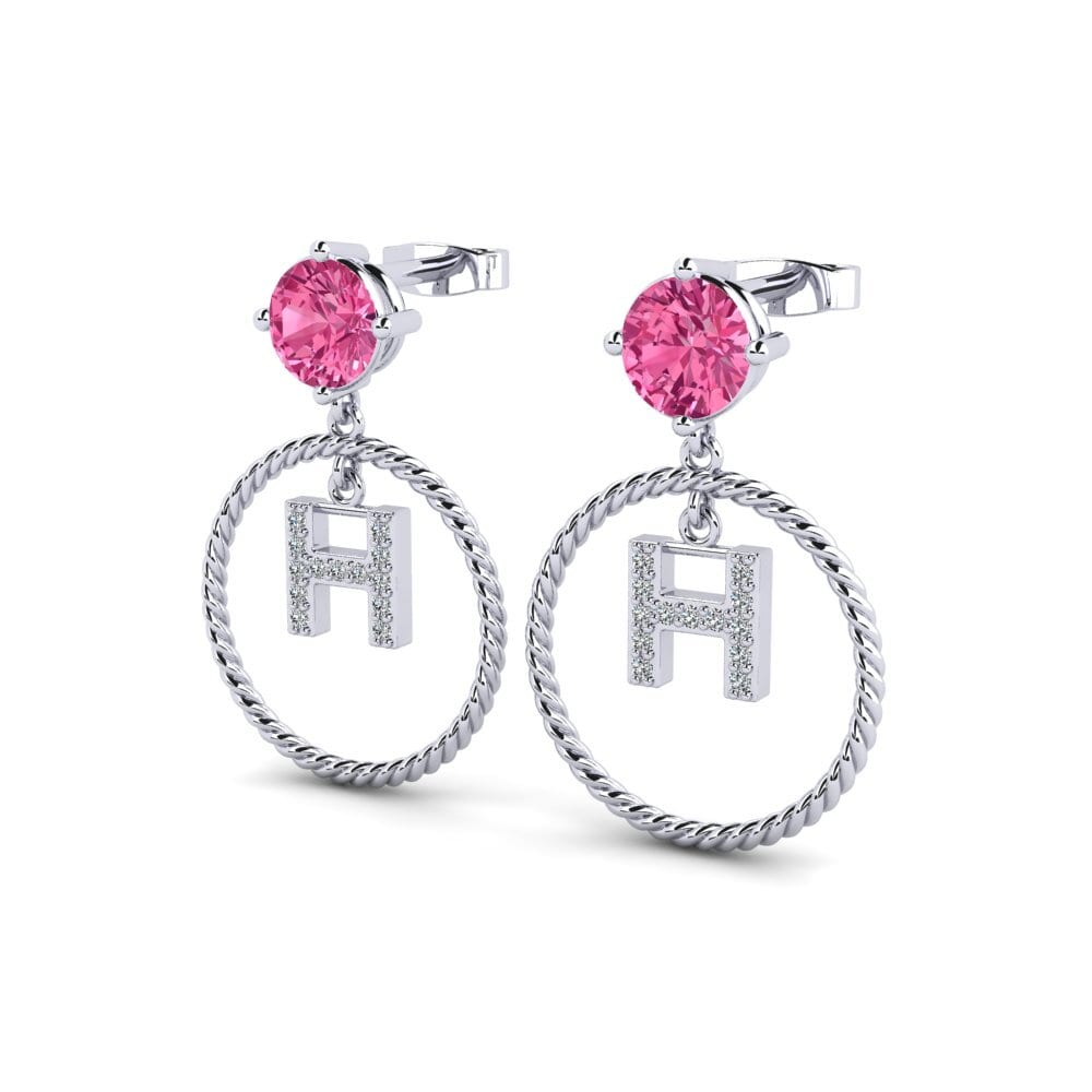 Pink Tourmaline Women's Earring Noss H