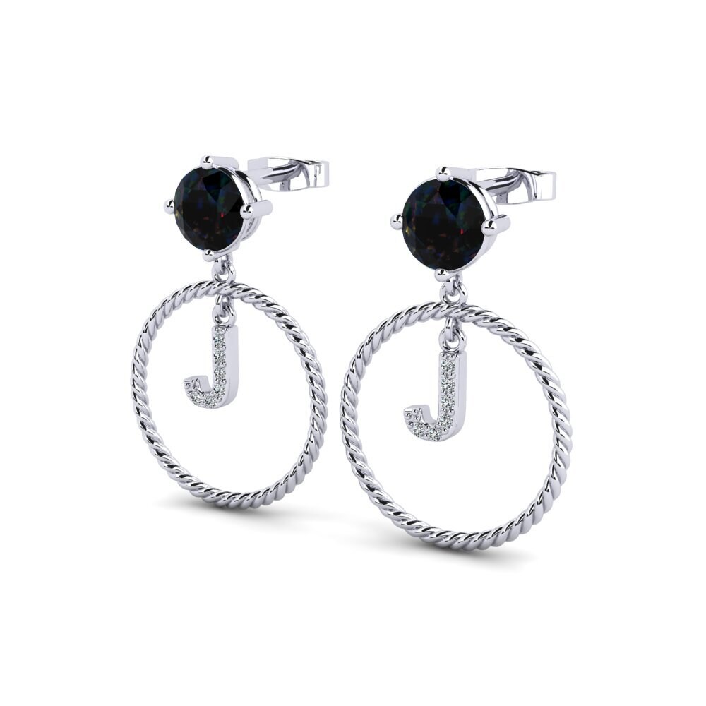 Black Opal Women's Earring Noss J