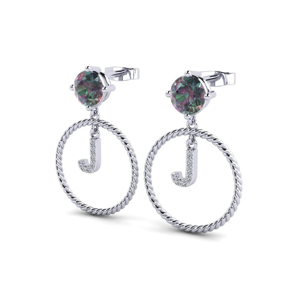 Mystic Topaz Women's Earring Noss J