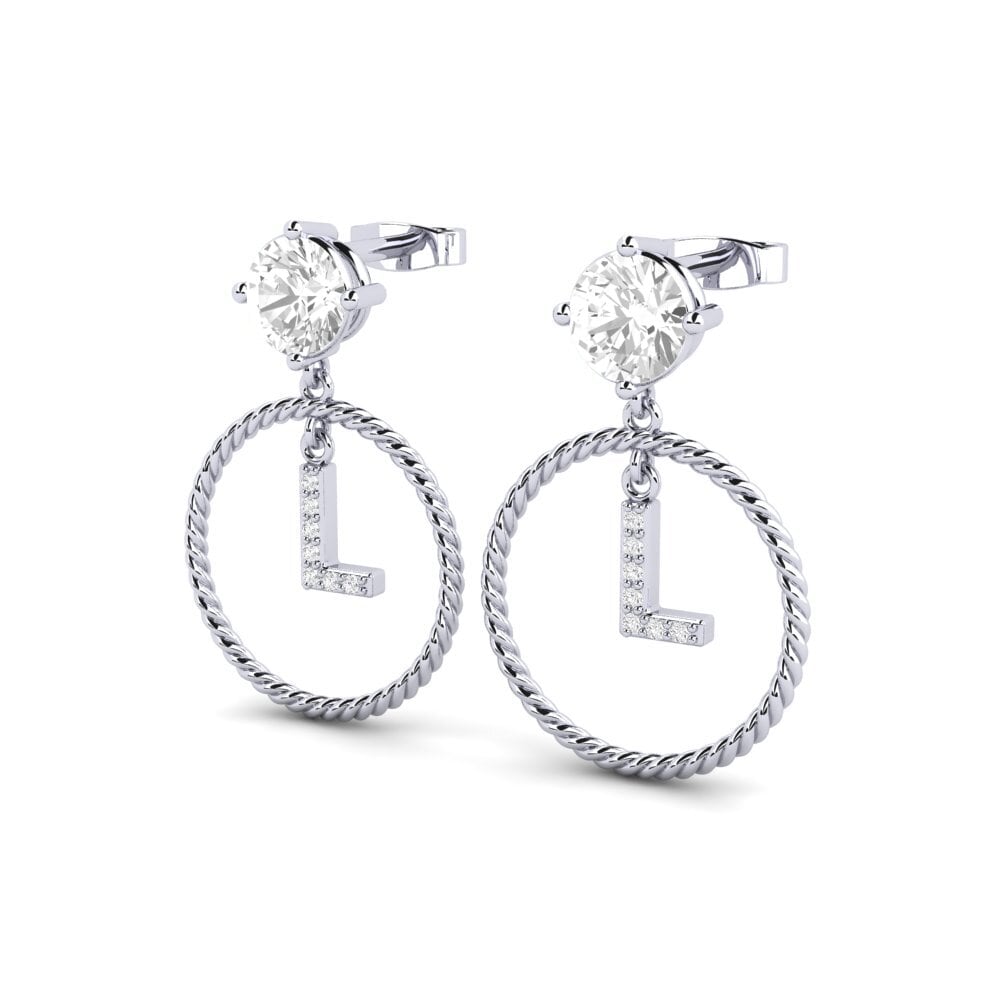 White sapphire Women's Earring Noss L