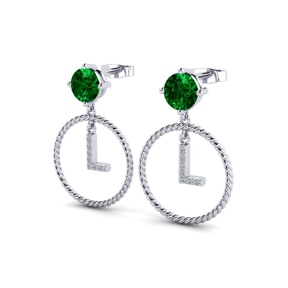 Green Zirconia Women's Earring Noss L
