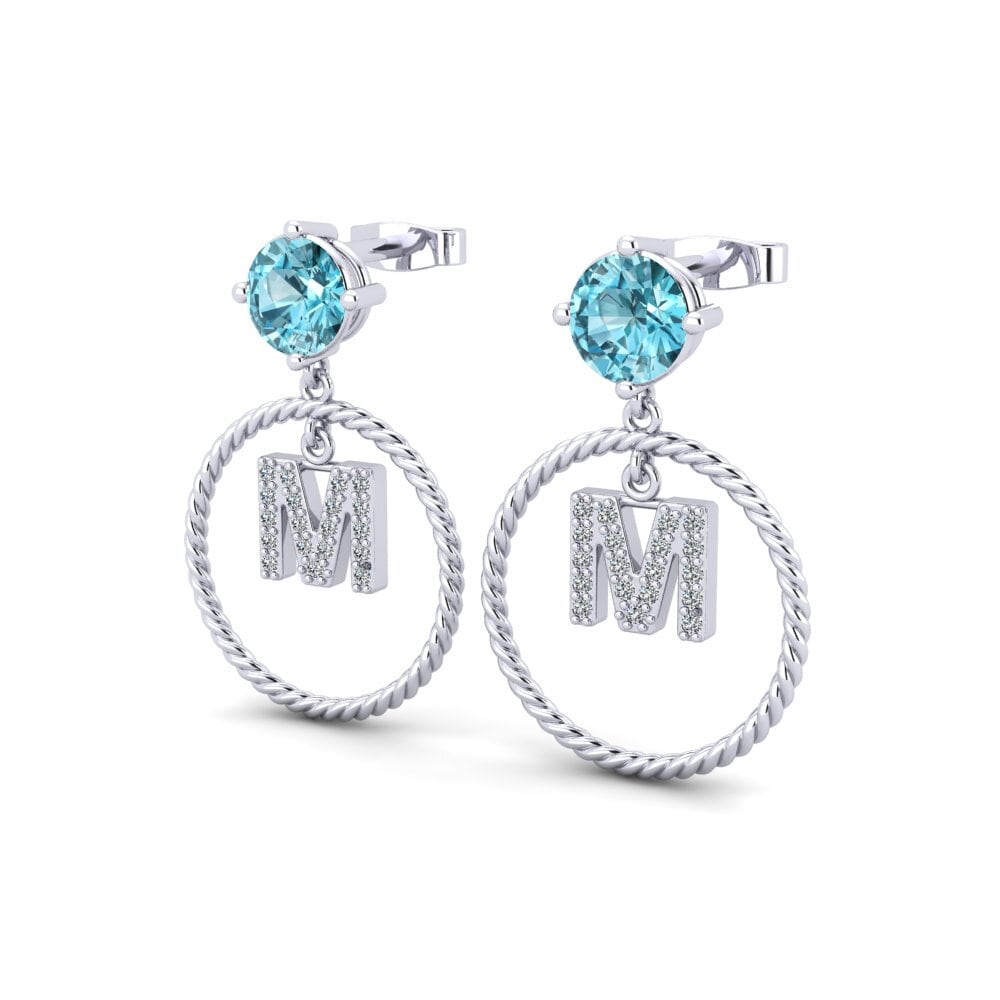 Blue Zircon Women's Earring Noss M