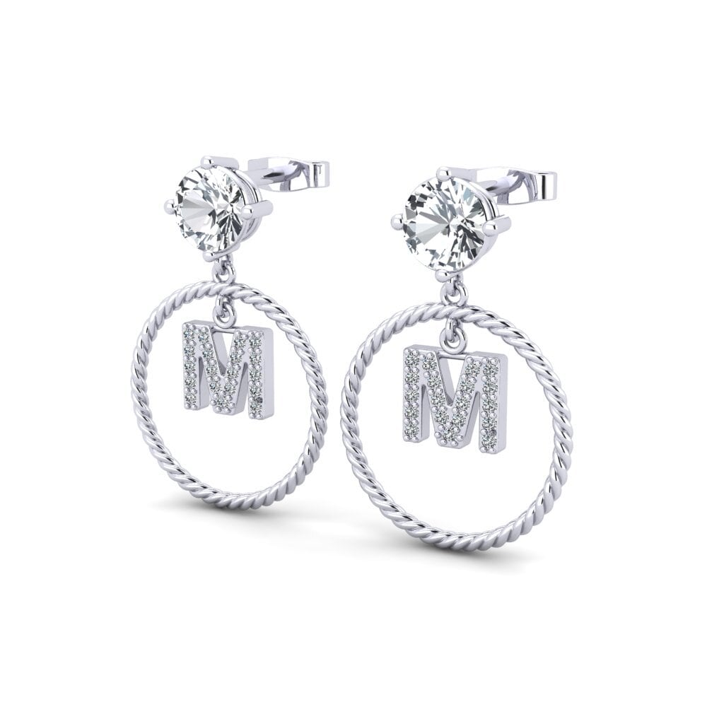 White Zircon Women's Earring Noss M