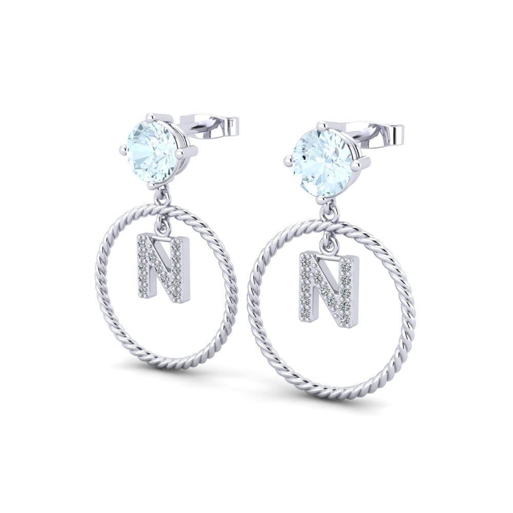 Aquamarine Women's Earring Noss N