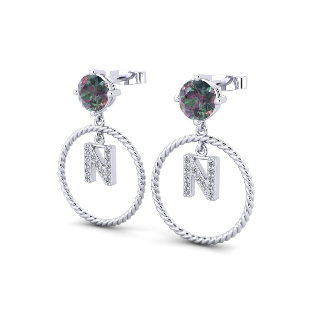 Mystic Topaz Women's Earring Noss N