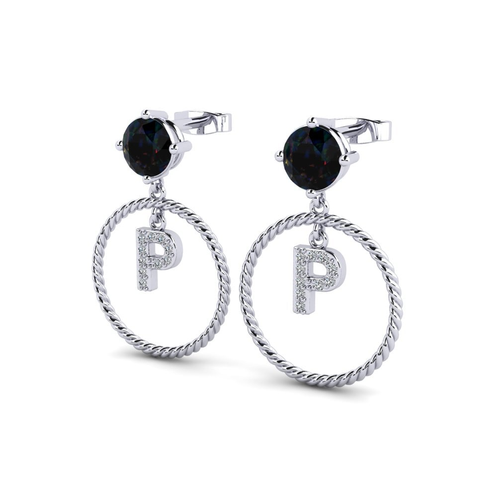 Black Opal Women's Earring Noss P