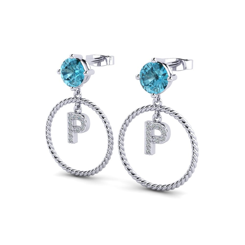 Blue Zircon Women's Earring Noss P