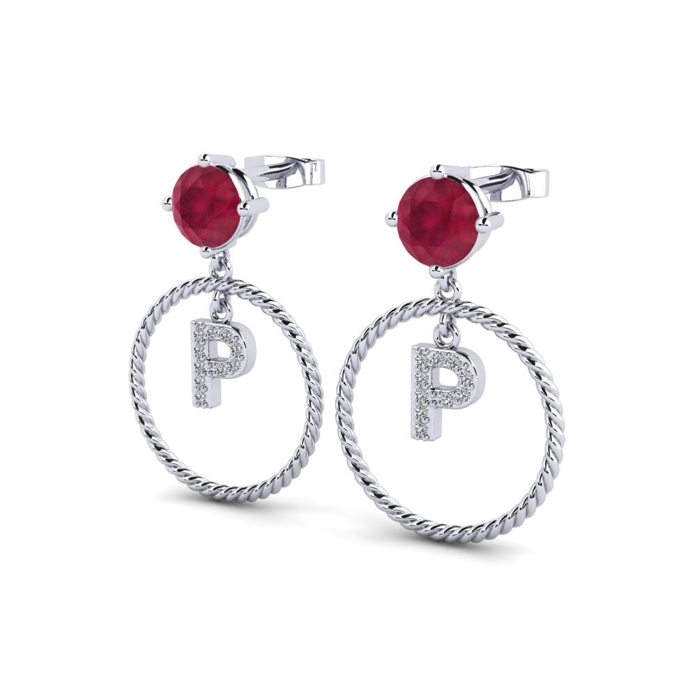 Ruby Women's Earring Noss P
