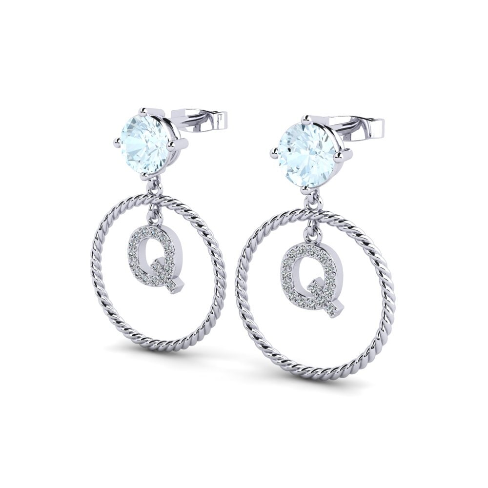 Aquamarine Women's Earring Noss Q