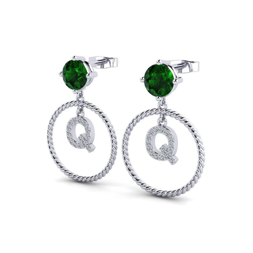 Green Tourmaline Women's Earring Noss Q
