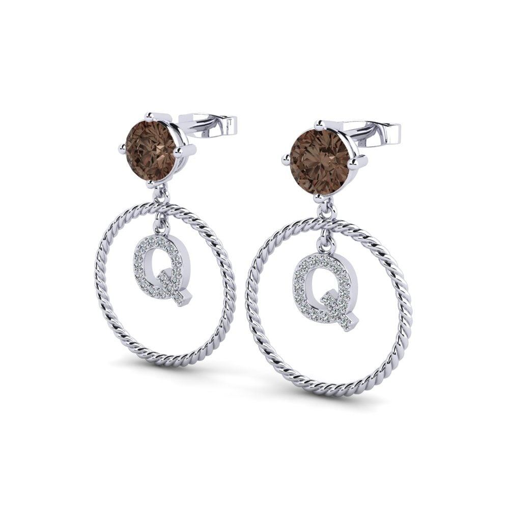 Smoky Quartz Women's Earring Noss Q