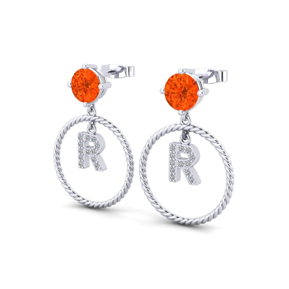 Fire Opal Women's Earring Noss R