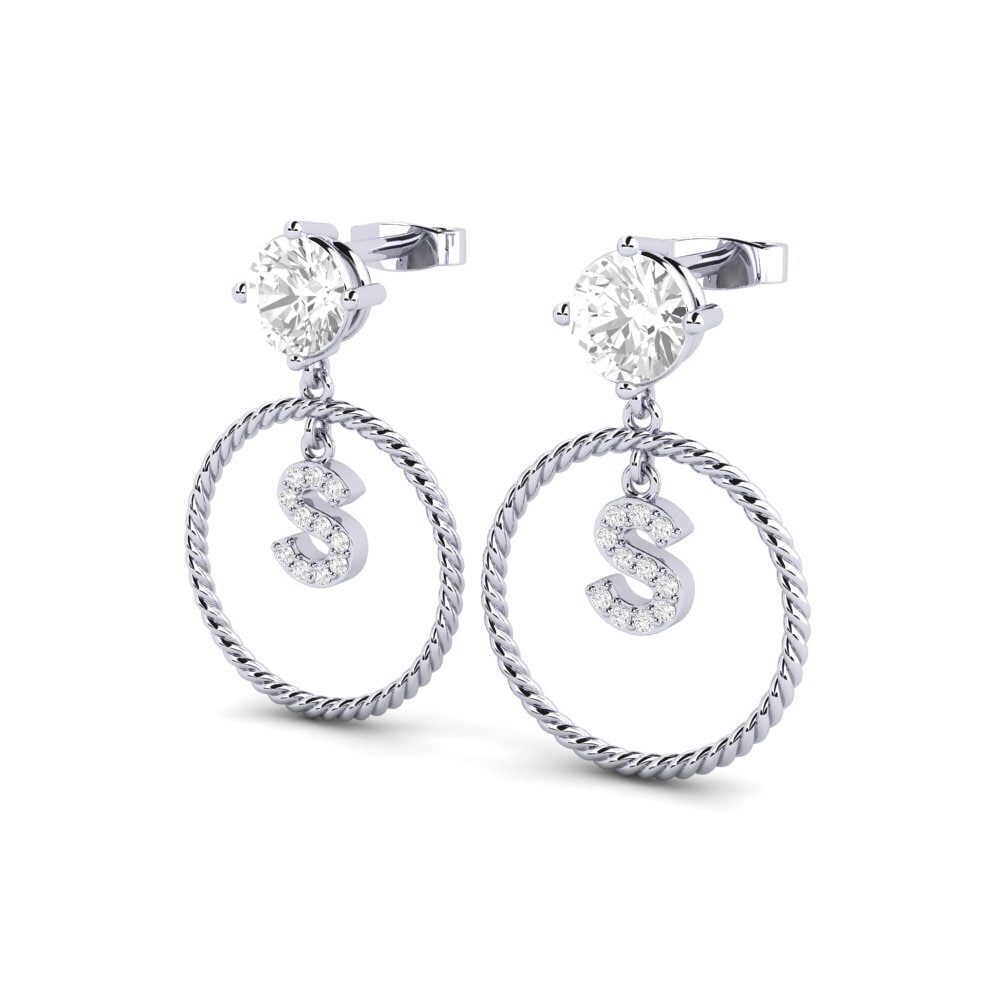 White sapphire Women's Earring Noss S