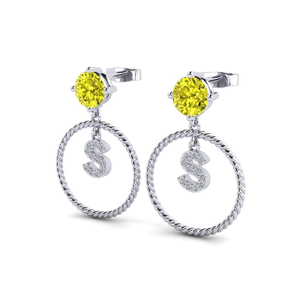 Yellow Diamond Women's Earring Noss S