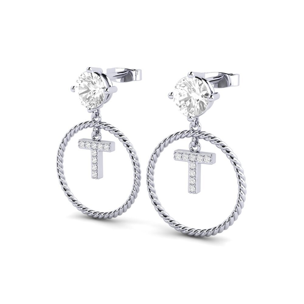 White sapphire Earring Noss T