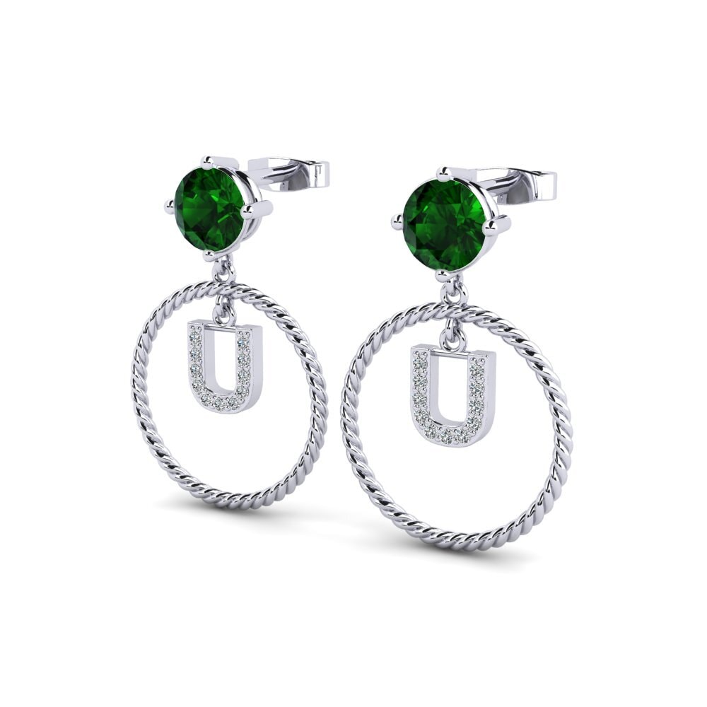 Green Tourmaline Women's Earring Noss U