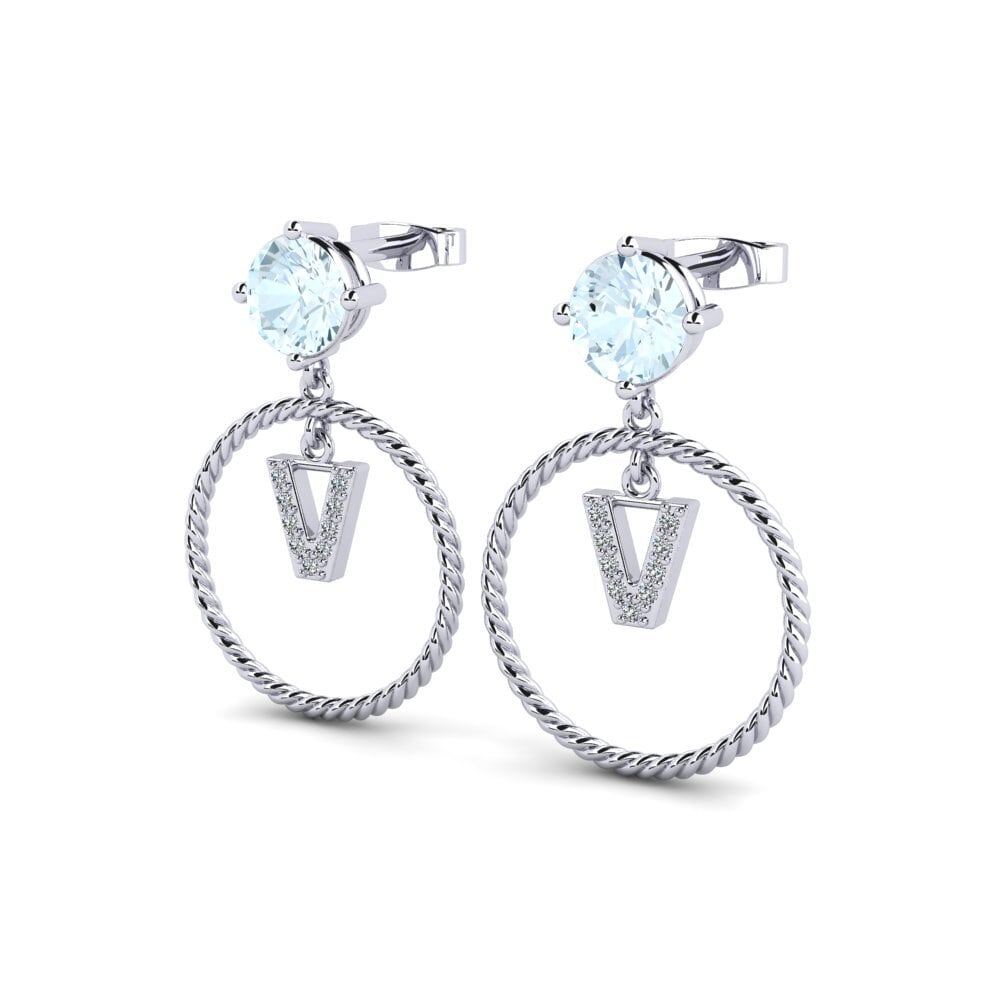 Aquamarine Women's Earring Noss V