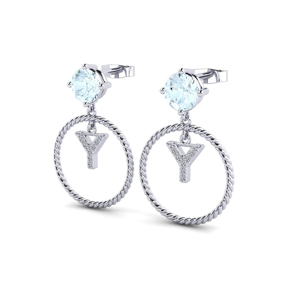 Aquamarine Women's Earring Noss Y