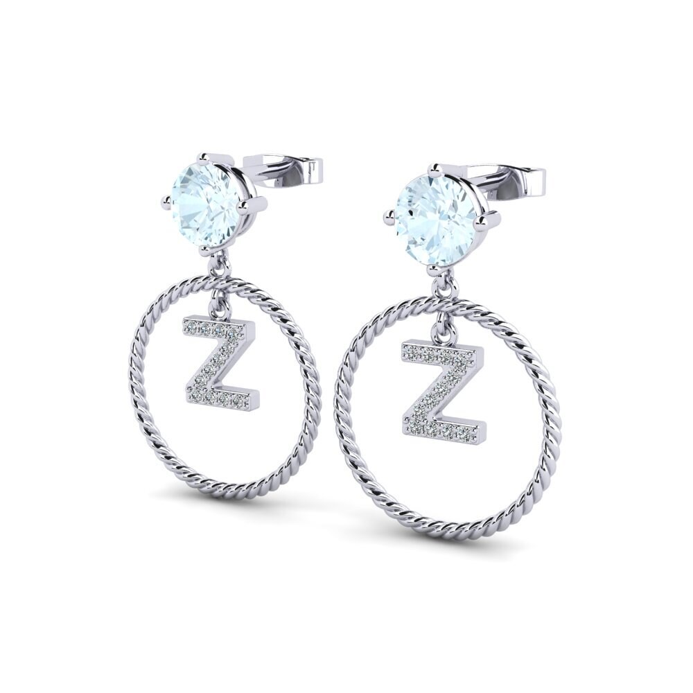 Aquamarine Women's Earring Noss Z
